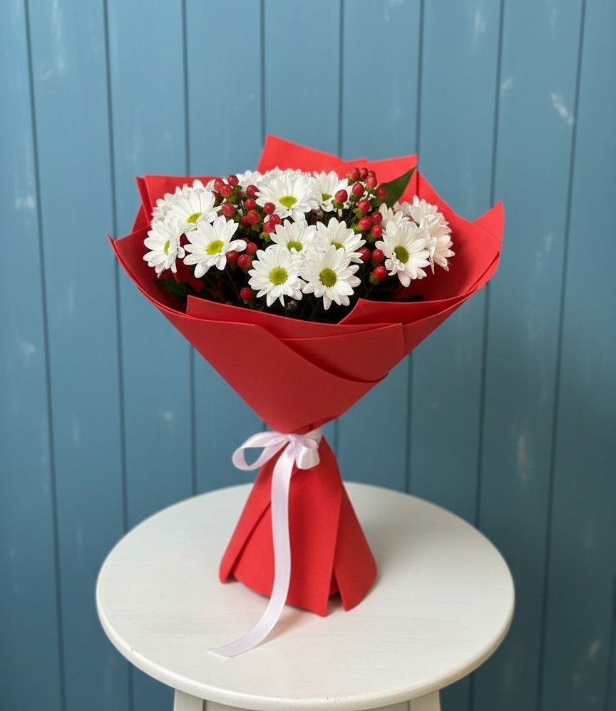 Букет цветов из: Хризантемы в Родионово-Несветайской