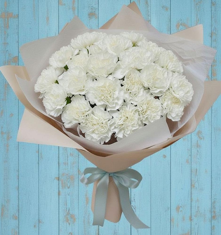 Букет цветов из: Гвоздики в Родионово-Несветайской