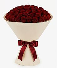 Букет 101 Бордовая роза Блэк Бакарра в Родионово-Несветайской