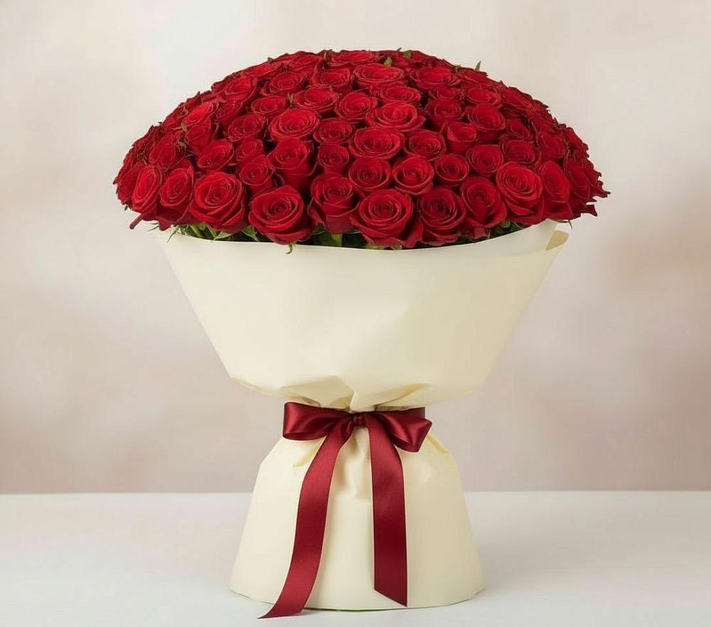 Букет 101 Красная роза Милано в Родионово-Несветайской
