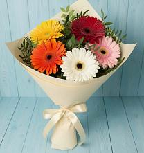 Букет цветов из:  Герберы в Родионово-Несветайской