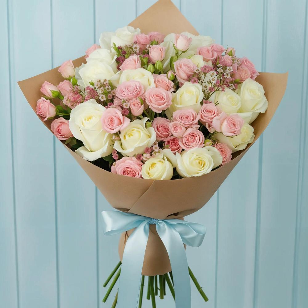 Букет цветов из: Розы в Родионово-Несветайской