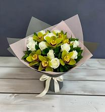 Букет цветов из:  Орхидеи и Розы в Родионово-Несветайской