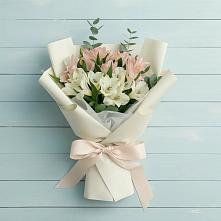 Букет цветов из:  Альстромерии в Родионово-Несветайской