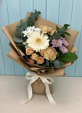 Букет цветов из:  Герберы и Хризантемы в Родионово-Несветайской