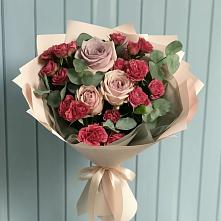 Букет цветов из:  Гвоздики и Розы в Родионово-Несветайской