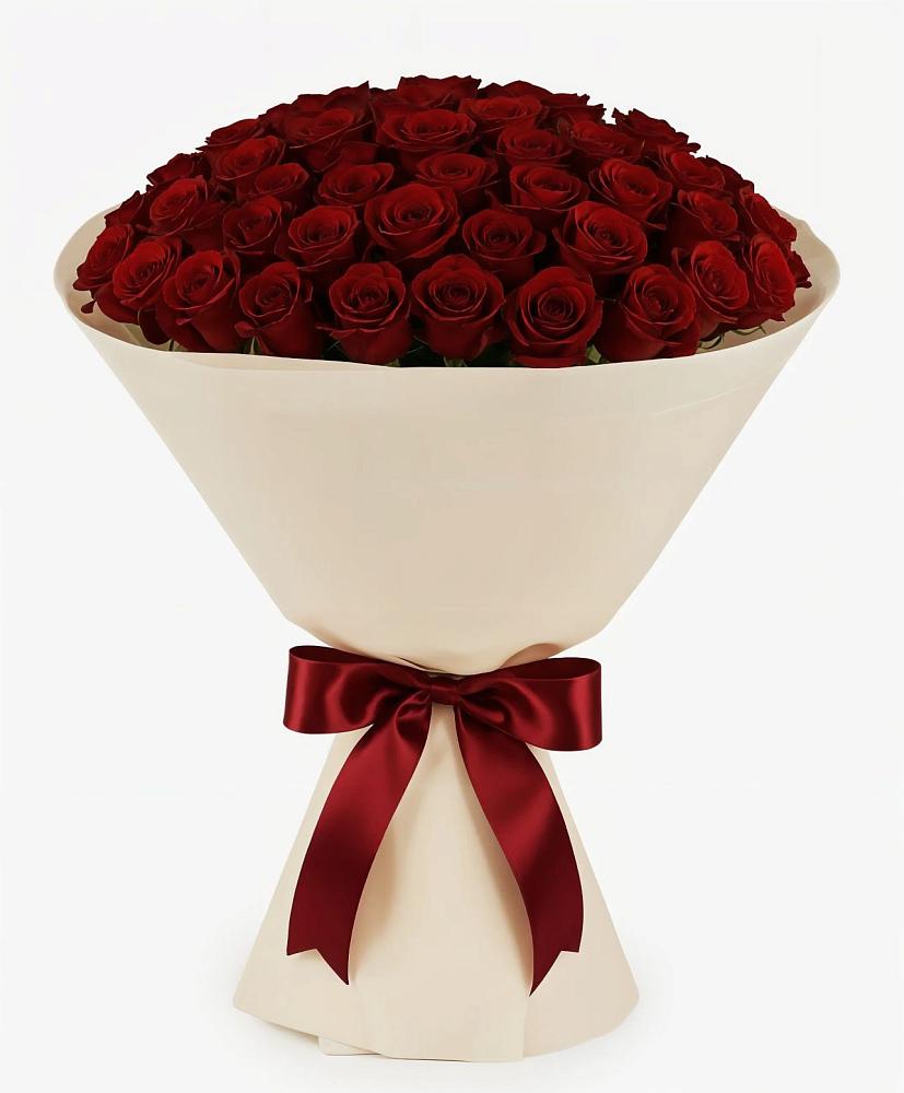 Букет 101 Бордовая роза Блэк Бакарра в Родионово-Несветайской