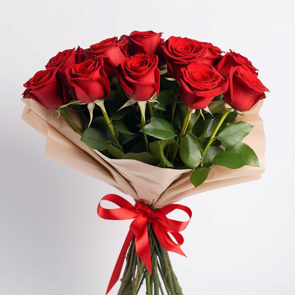 Букет 11 Красных роз Эдлесс Лав в Родионово-Несветайской