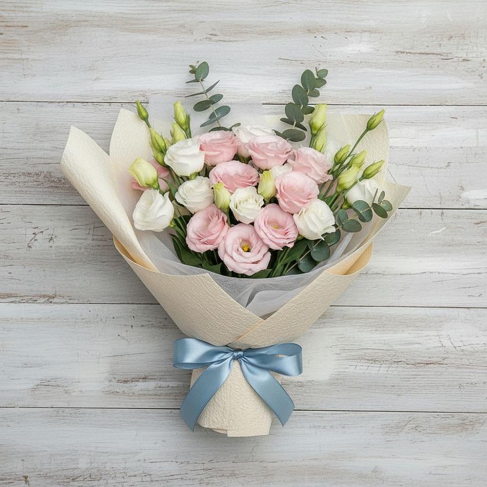 Букет цветов из: Лизиантусы в Родионово-Несветайской